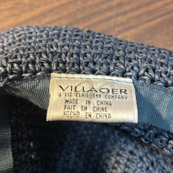 Villager by Liz Claiborne Blueish Grey Floppy Sun Hat - Picture 2 of 2